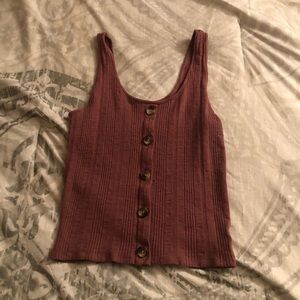 American Eagle tank top with buttons